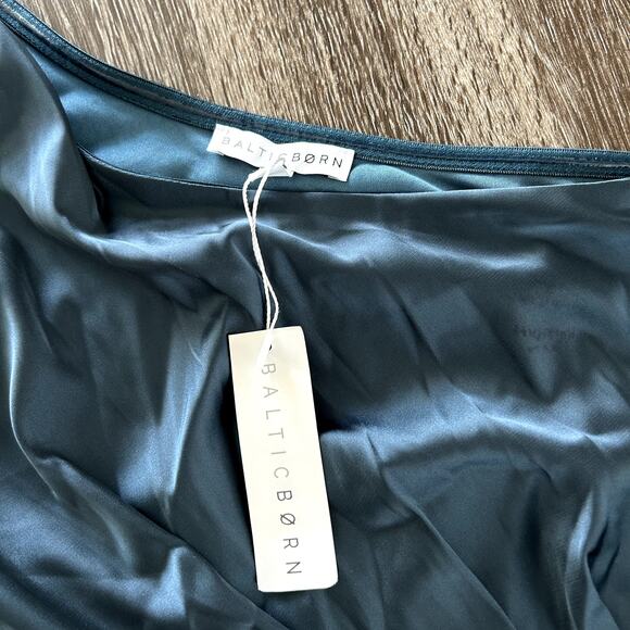 Baltic Born Teal One-Shoulder Midi Dress - Picture 7 of 16